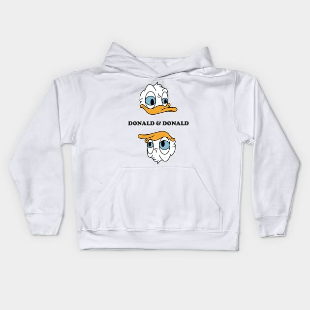 DONALD & DONALD Kids Hoodie by LuksTEES